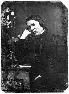 Robert Schumann, daguerotypie z roku 1850