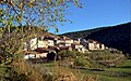 Vista parcial (meridional) del caserío de Sesga (Ademuz).