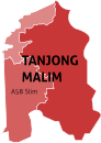 Slim DUN, Tanjong Malim 丹绒马林国会议席的仕林州议席地图