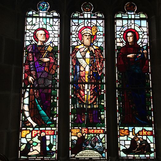 'St Peter, St Patrick and St Luke' Michael Healy, 1913.