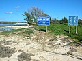 Seabird sanctuary-Hinweistafel