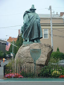 Early Puritan leader Roger Conant led a group of settlers to found Salem, Massachusetts in 1626. Statue of Roger Conant.jpg