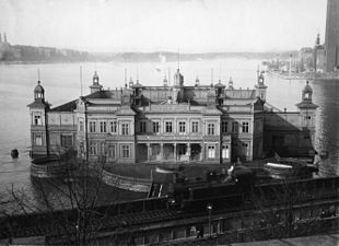 Fjärden med Strömbadet ca 1936