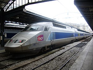 TGV Est in the Paris Est train station