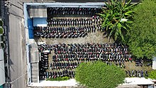 Motorcycle parking lot in Surakarta, Indonesia Tempat parkir.jpg