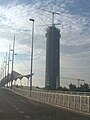 La torre desde el Puente del Cristo de la Expiración. Finales de noviembre de 2012.