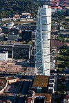 Turning Torso norrifrån.