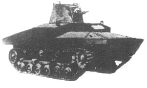 Amphibienversion des Typ 92 Schweren Panzerwagens