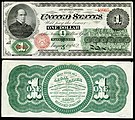 $ 1 1862 року
