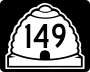 State Route 149 marker