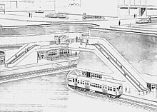 Proposed (1958) Wells Street Subway at Congress Street