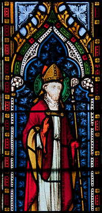 Wexford Church of the Immaculate Conception South Aisle Window Saint Laurentius O Toole Detail 2010 09 29.jpg