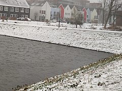 Snow making Amsterdam Noord even prettier