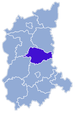 Location within the voivodeship