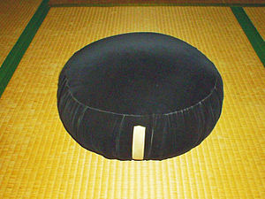 Zazen cushion used by Soto-zen school.