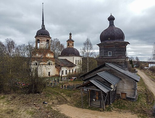 85. Погост Ростовский, Возгрецовская, Вельский район Автор — Александр Антонов гугл-картовский