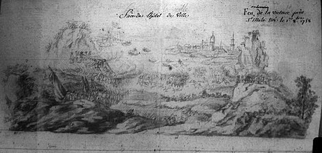 Dessin préparatif 1758