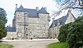 Le château de Keroué (Kerroué) vu depuis l'entrée de la cour d'honneur.