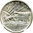 1938 г., Мемориал Орегон-Трейл, полдоллара reverse.jpg