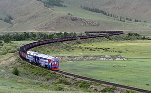 UBTZ freight train in 2017