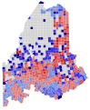 2018 ME-03 election by municipality