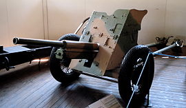 Пушка 19-К в танковом музее города Парола, Финляндия