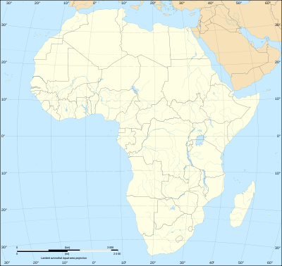 Harta de localizare Africa
