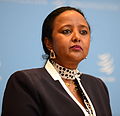 Amina Mohamed op 30 januari 2013 geboren op 5 oktober 1961