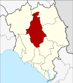 Karte von Chanthaburi, Thailand, mit Khao Khitchakut