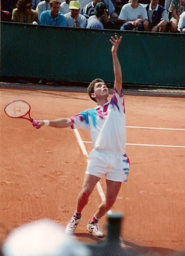 Andrej Čerkasov v prvním kole French Open 1994