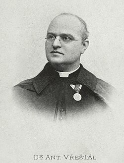 Antonín Vřešťál před rokem 1899