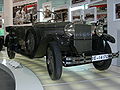 Audi Typ R «Imperator» Phaeton,motor: 8 cilindri în linie, 4872 cm³, 100CP la 3300 rpm, lungime: 5200 mm, greutate: 2000 kg, 120 km/h, preț: 16.000 RM, construit în anii 1927–1929, în total exemplare: 145