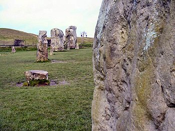 English: Avebury Ring. Ancient monument much m...
