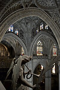 Bóveda del cruceru de la catedral de Sevilla.