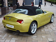 BMW Z4 M, vue arrière.