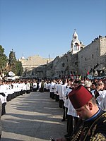 Katholieke processie op Kerstavond, 2006