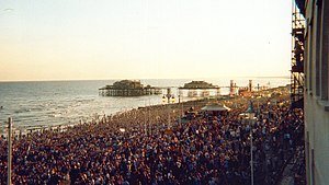 July 17, 2002. The Big Beach Boutique II attracted thousands of fans to see Fatboy Slim play live.