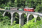 Museumsbahn Blonay–Chamby mit Bahnhof Blonay