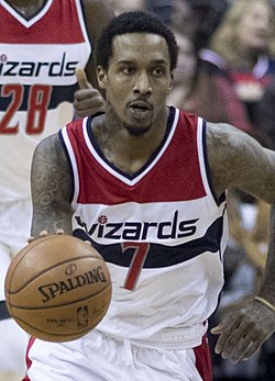 Brandon Jennings im Trikot der Washington Wizards