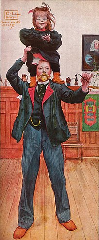 Carl Larssonin omakuva, 1895.