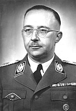 Photographie en noir et blanc de Heinrich Himmler en 1942