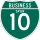 Interstate 10 Business Spur marker