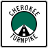 Cherokee Turnpike marker