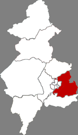 Location in Shenyang