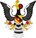 Coat of arms of Sarawak.