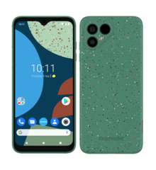 The front and the back side of a Fairphone 4