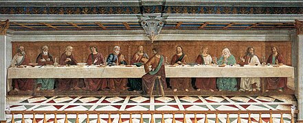 Cenacolo della Badia di Passignano, Ghirlandaio, 1476.