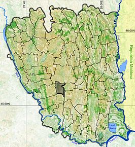 Amplasarea în cadrul județului Localizarea comunei pe harta României