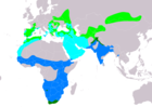 Aire de répartition de l'Aigle botté