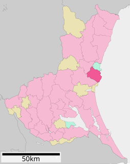 ひたちなか市位置図